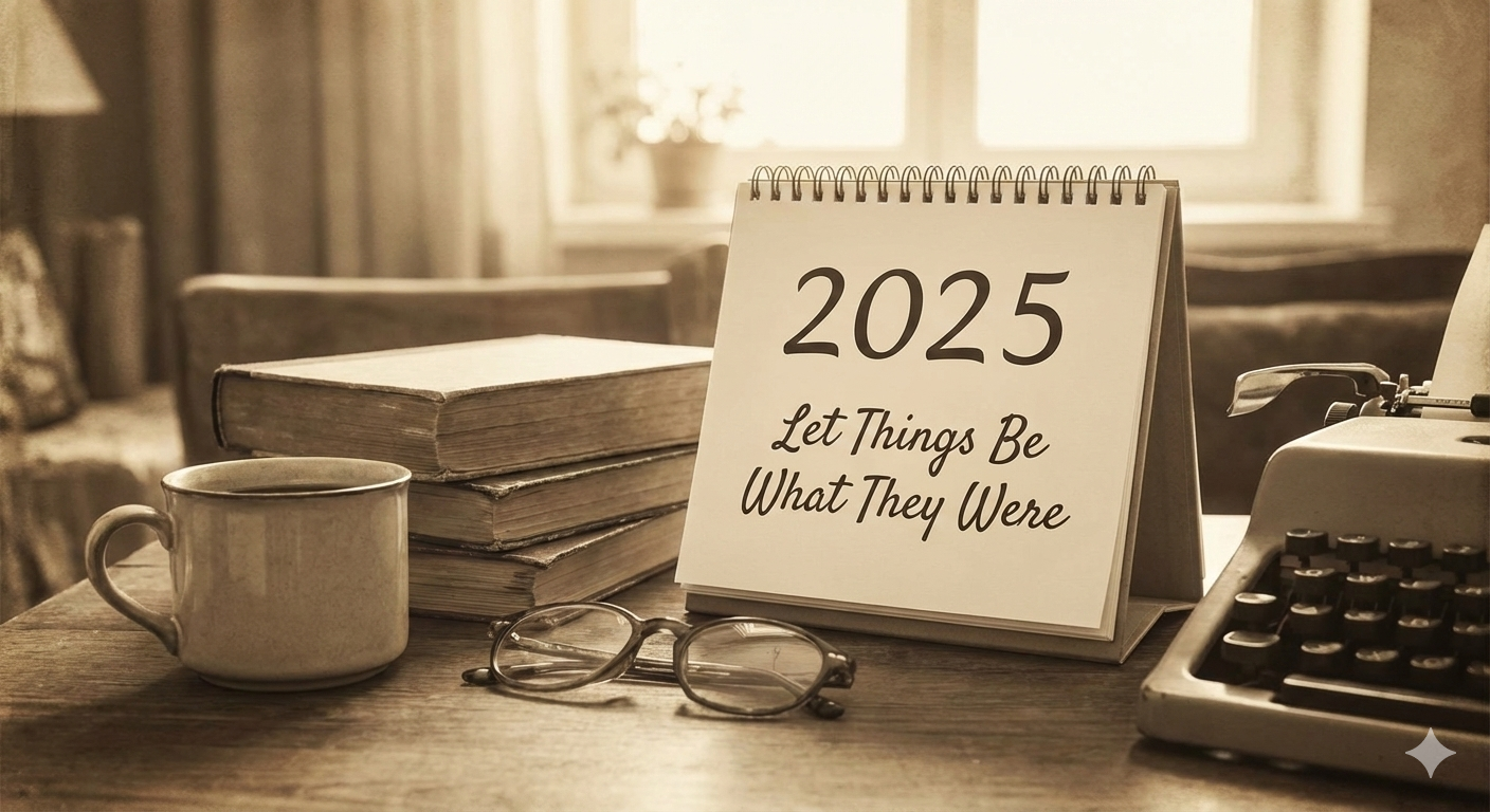 2025: Let Things Be What They Were